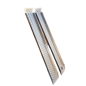 2Pcs/set Skid-resistant <strong>Design</strong> Aluminium Loading <strong>Ramp</strong> Portable for Atv Bikes Motorbikes Scooter Quad Loading <strong>Ramp</strong> Aluminum - Product Image 3
