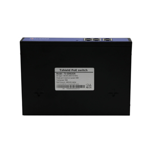 T-shield Factory Oem/ODM Poe Network Switch 4 8 16 24 Port 10/100M Ethernet Fiber Switch Poe Switcher Detección inteligente