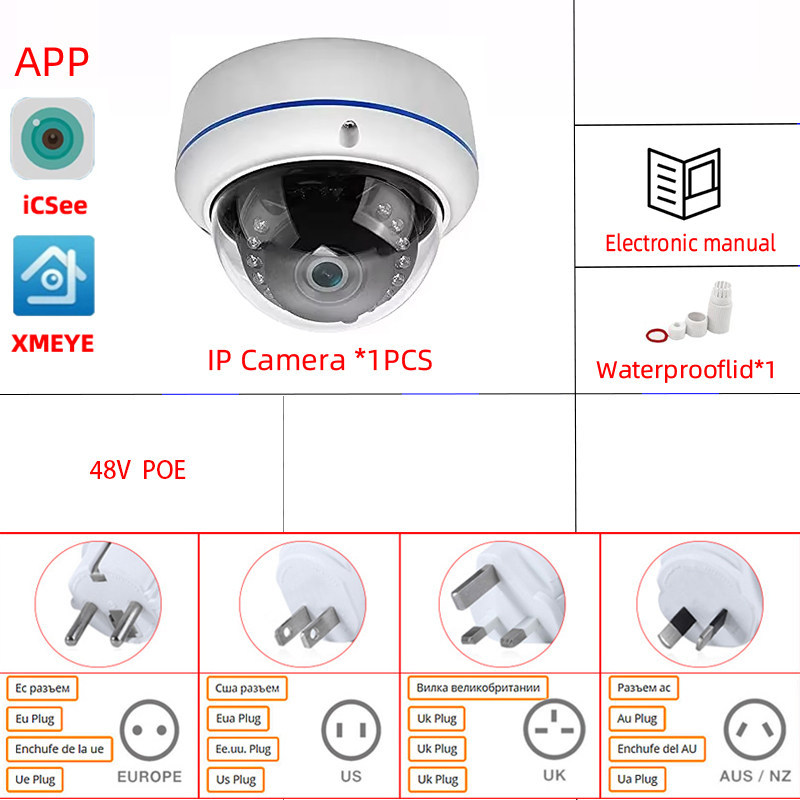 กล้อง + 48V PoE (อินเจคเตอร์/อะแดปเตอร์)