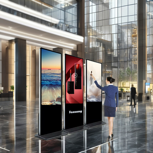 Teasung 55 inç 4K lcd dokunmatik ekran kiosk zemin standı ekran alışveriş sergi salonu reklam dijital tabela ekran - Product Image 1