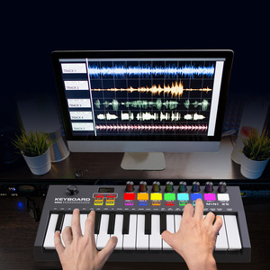 Konix <strong>MIDI</strong> <strong>Keyboard</strong> Portable Arrangement <strong>Keyboard</strong> RGB Strike Pad <strong>Keyboard</strong> Factory <strong>MIDI</strong> <strong>Controller</strong> - Product Image 5