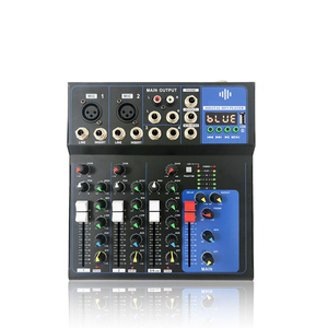 F4USB interface 4 canais Mini áudio Mixer perfeito para karaoke casa