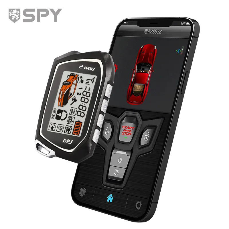 Xixi SPY — programmation d'alarme de voiture, multifonction, 433Mhz, nouveau Design