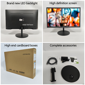 Monitor LED OEM de 22/21, 5 pulgadas, altavoces integrados, entrada VGA, pantalla ancha de ordenador, monitor de pantalla 1920x1080 para el hogar y la Oficina