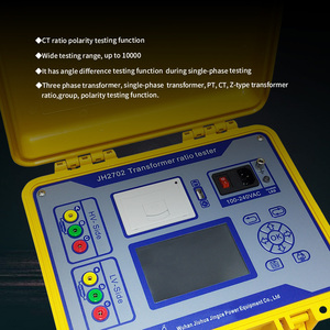 Automatischer TTR-Verhältnis Gruppen tester Instrumenten transformator Spanisch/Englisch/Russisch Batterie dreht Verhältnis Tester Set Geräte test - Product Image 5