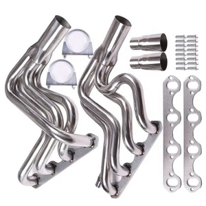 ส่วนหัวท่อไอเสียแบบท่อร่วม SS สำหรับรถกระบะ Ford F150 / F250 / Bronco ขนาด87-96 V8 5.8L แข่งรถ