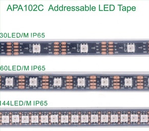Striscia led indirizzabile intelligente RGB a colori ws2812b variabile - Product Image 2