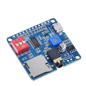 Sprach-Schall-Wiederaufnahme-Modul Ardu MP3-Player-Modul UART I/O Trigger Klasse D Verstärker Board 5 W 8 M Speicher DY-SV8F SD/TF Karte