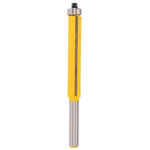 Yükseklik ekstra uzun gömme Trim yönlendirici Bit 1/4 inç X 3/8 inç ağaç İşleme freze ahşap için kesici Diy aracı - Product Image 3