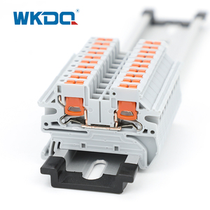 JPTTB 2.5 Feed Through DIN Rail Plastic <strong>Push</strong> in Connection <strong>Spring</strong> <strong>Terminal</strong> <strong>Blocks</strong> - Product Image 5