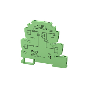 Modulo relè a stato solido sottile Ultra sottile per controllo CC AC 2 a3a5a Din Rail Led 250VAC - Product Image 1