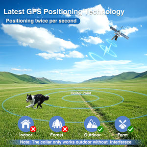 2025 New <span class=keywords><strong>Dog</strong></span> GPS Wireless Zaun Elektrozaun system Wiederauf lad bares IPX7 Hunde zaun Schock halsband Outdoor für Hunde mit GPS - Product Image 5