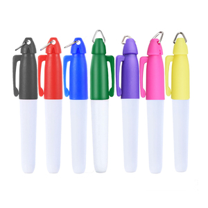办公室户外和促销用品多色迷你永久记号笔定制三角钩 - Product Image 1