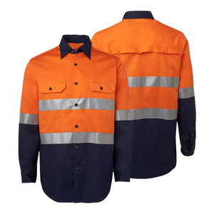 Hoge Hoge Zichtbaarheid Reflecterende Werkkleding Constructie Werkkleding Kleding Jas Uniform Shirt Werken - Product Image 1