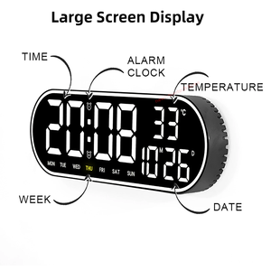 15 pollici di grande luminosità regolabile conto alla rovescia LED digitale orologio da parete con telecomando - Product Image 3