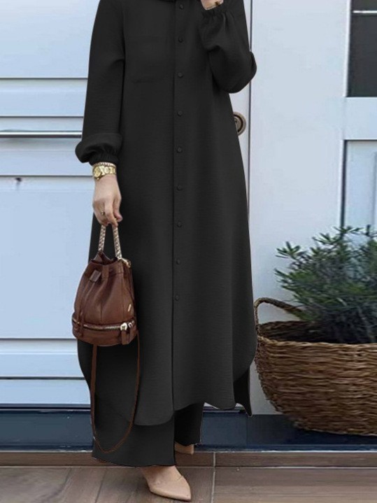 black two piece suit