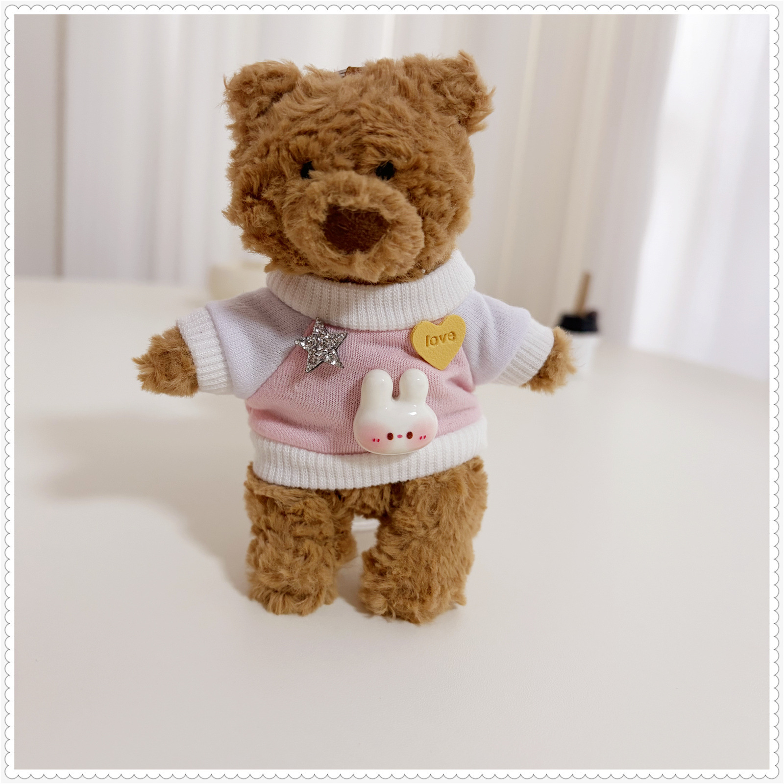 10cm pink shining star sweater-one size fits all