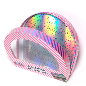 定制标志彩色纸板盒折叠半圆包装盒儿童礼品礼盒 - Product Image 3