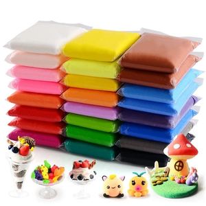 Toksik olmayan ucuz fiyat 12 24 renkler için ULTRA hafif hamuru hava kuru kil çocuklar modelleme süper hafif kil DIY polimer kil - Product Image 6