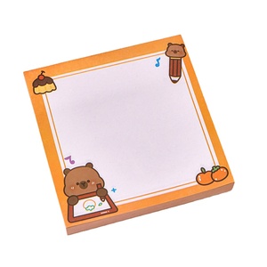 可爱卡通水豚备忘录记事本学校儿童小便签 - Product Image 6