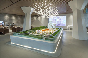 1/200 <strong>3d</strong> Miniature Residential and Commercial With Light Effect <strong>Architectural</strong> Scale Model - Product Image 4