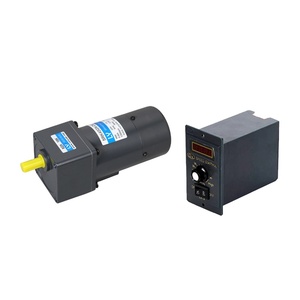 高扭矩调速电机90w 6 ~ 120瓦小型交流电机正反转交流齿轮电机带速度控制器 - Product Image 4