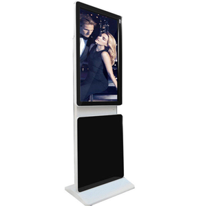 43 49 55 segnaletica rotante con schermo pubblicitario LCD in piedi wifi Android touch screen IR - Product Image 2