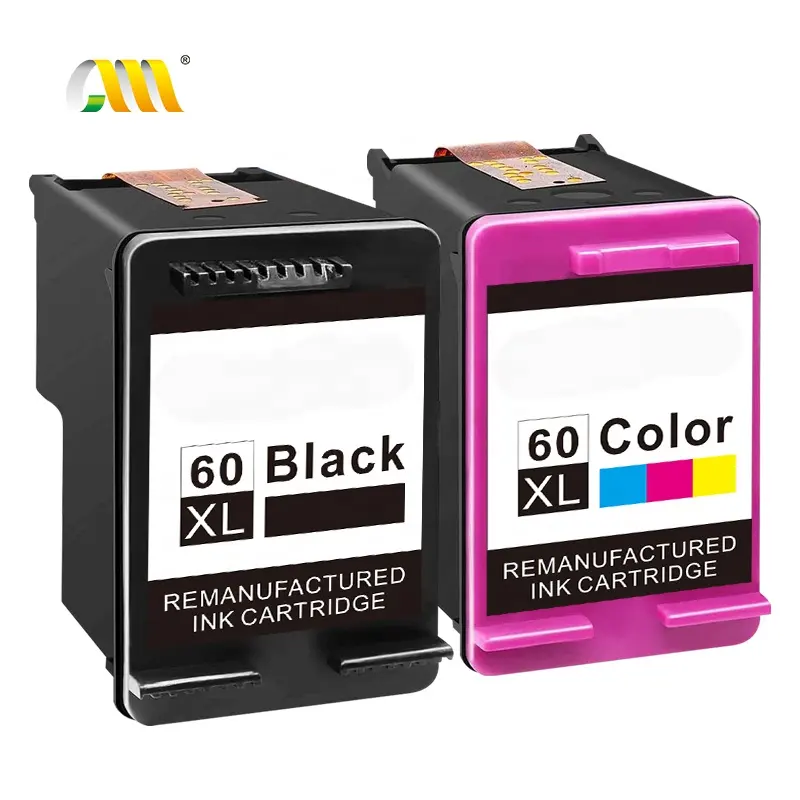 60XL Compatible ink Cartridge for HP Deskjet D2545 D2530 C4680 D110a 60XL inkjet Cartridge 60XL ink Cartridges