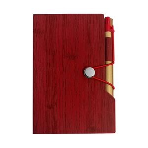 Custom Logo Printing Portable Retro Color Wood Grain Writing <strong>Pad</strong> Self-Adhesive Feature for Office Note-taking Great for Gifts - Product Image 5