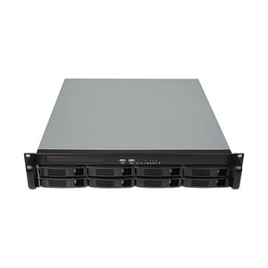 Sıcak satış bilgisayar sunucu kasası 2U 8bays endüstriyel raf tipi montajlı şasi ile atx güç kaynağı - Product Image 1