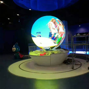Kunden spezifisches P2.5 RGB-Innen werbe display Soft modul 3D-Vision-LED-Bildschirmkugel Benutzer definierte Größe Innen anzeige - Product Image 2