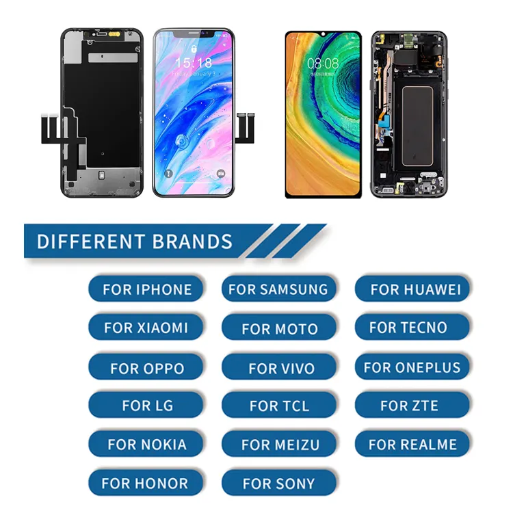 Mf Gratis Cadeau Goedkope Mobiele Telefoon Lcd-Scherm Vervanging Voor Iphone Lcd Voor Iphone 6 7 8 X Xr Xs Max 11 12 Pro Max 13 Lcd-Scherm