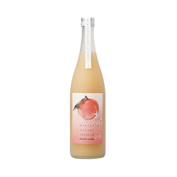 WAKANOMEGUMI PREMIUM MOMO SAKE "peach"Carefully brewed refreshing aftertaste drinks and alcoholic beverages supplier