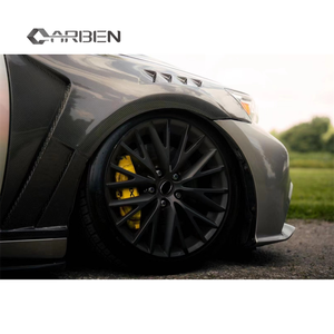 Bộ body kit chắn bùn trước bằng sợi carbon mới cho IS200t IS250 <span class=keywords><strong>IS300</strong></span> IS350, kiểu lỗ thoáng khí nâng cấp, lắp đặt dễ dàng bằng bu lông, năm 2013-2019 - Product Image 2