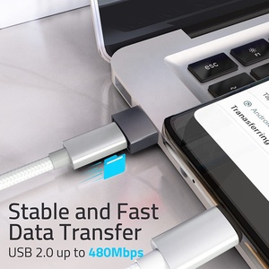 USB Type-C ตัวเชื่อมต่อ Micro USB FEMALE TO Type C MALE Converter สายโอนข้อมูล OTG - Product Image 4