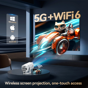 Mok PT300 Netflix Hệ Thống Thông Minh Chiếu 4K 200ANSI Wifi6 1080P HD Projecteur Rạp Hát Tại Nhà Chiếu - Product Image 2