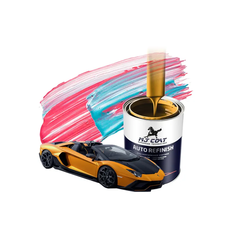 Sampel gratis 2K cat Batch Master warna murni levelling baik pernis solid tinggi untuk lukisan mobil untuk mobil