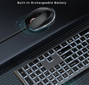 Rechargeable <strong>Computer</strong> <strong>Keyboards</strong> and <strong>Mice</strong> for Mac MacBook Windows RGB Backlight Key Board 2.4G Wireless <strong>Keyboard</strong> and <strong>Mouse</strong> - Product Image 2