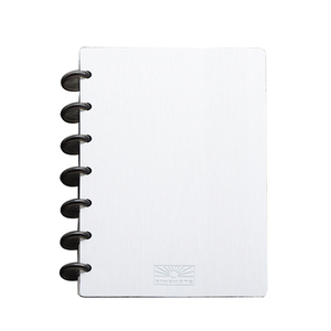 Anello di espansione per notebook con anello rilegato a disco in plastica A5 personalizzato, taccuino con raccoglitore a dischi a fungo, taccuino aziendale - Product Image 3