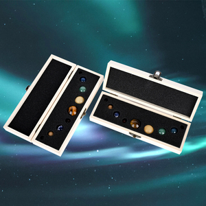 9pcs/set Crystal Ball Solar System Planets Science Educational Display Set With Gift Box Perfect for Christmas Gift - Product Image 2