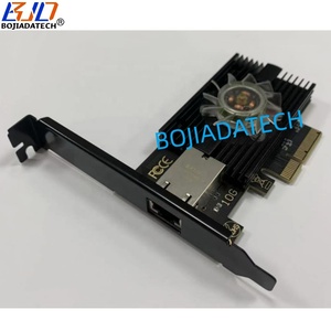10Gbps RJ45 Port PCI-E 4X Ethernet Lan schede di rete AQC113C con dissipatore di calore ventola RGB per Server e Computer da gioco - Product Image 5