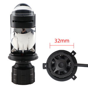 Popnow Mini projektör Lens harici sürücü Led far 80W 8000LM CSP çip H4 çift ışın için araç aydınlatma sistemi, - Product Image 4
