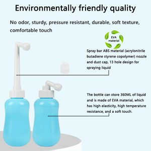 2025 özel geri çekilebilir meme temiz bide 360ml baş aşağı Peri şişe durulayın taşınabilir seyahat bide doğum sonrası bakım için - Product Image 2