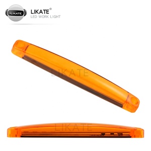 <span class=keywords><strong>LED</strong></span>マーカークリアランスターンライト、ヘビーデューティートラックシグナルブレーキランプターンインジケーター用反射リフレクターマーカーライト付き
