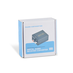 Convertidores de audio digital y analógico FJGEAR, receptor de audio digital, convierte salida de audio analógica Spdif Muitmedia, A1305/A1305 - Product Image 5