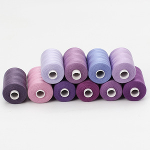 Hilo DE COSER versátil 1000 yardas Juego de mezcla de poliéster 10 piezas Hilo DE COSER multicolor 1000m - Product Image 6