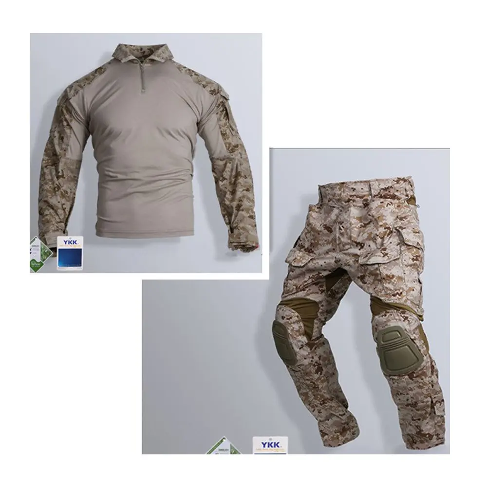 G3 Uniforme de chasse de randonnée Combinaison de chasse Uniforme de camouflage pour hommes de haute qualité