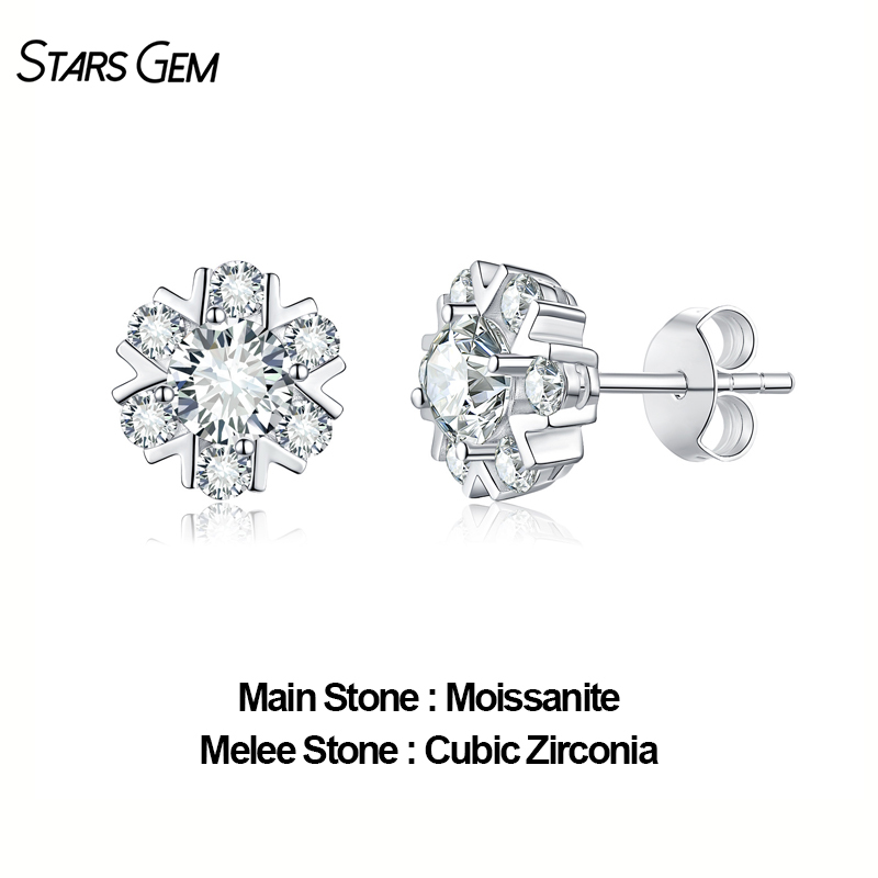 Moissanite+Cubic Zirconia