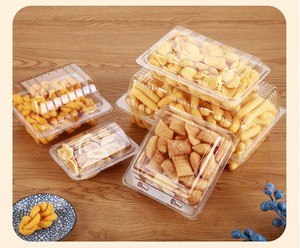 Bán buôn dùng một lần rõ ràng Pet nhựa hộp thực phẩm container lát bánh Pastry vỏ sò bao bì cho bánh - Product Image 6