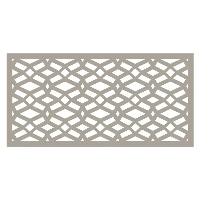 Moldes de sello de silicona de metal decorativos, para panel de valla de hormigón